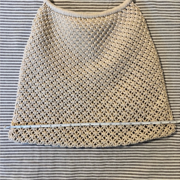 Zara Elegant Cream Woven Shoulder Beach/ Summer Bag - Picture 3 of 8